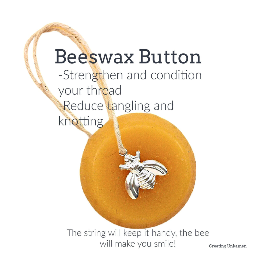 Beeswax on a String - .4oz of 100% Pure USA Bee's Wax