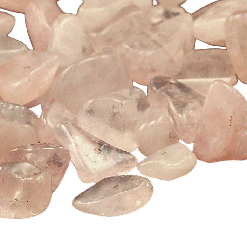 Medium Rose Quartz Chip Beads - 48 grams - 100% Guarantee