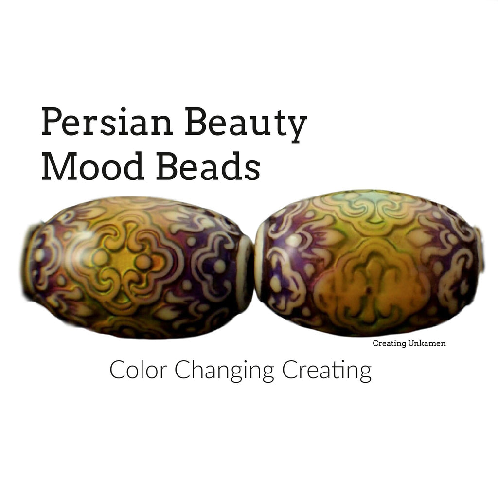 2 Focal Mood Beads - Persian Beauty or Ocean Beauty - 100% Guarantee