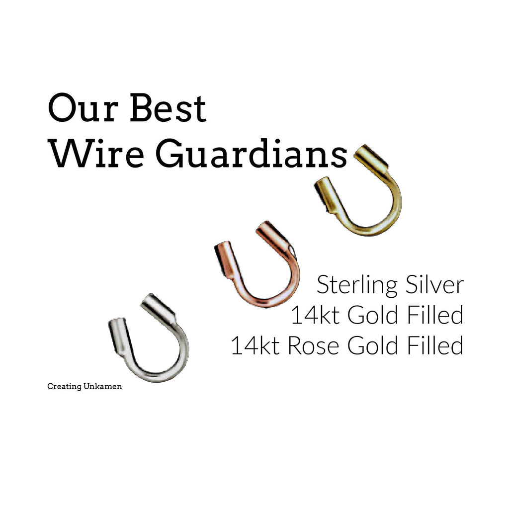 6 Wire Guardians - Sterling Silver, 14kt Yellow Gold Filled, 14kt Rose Gold Filled, Surgical Steel