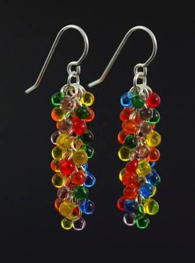 Miyuki Matte Orange Drop Glass Beads