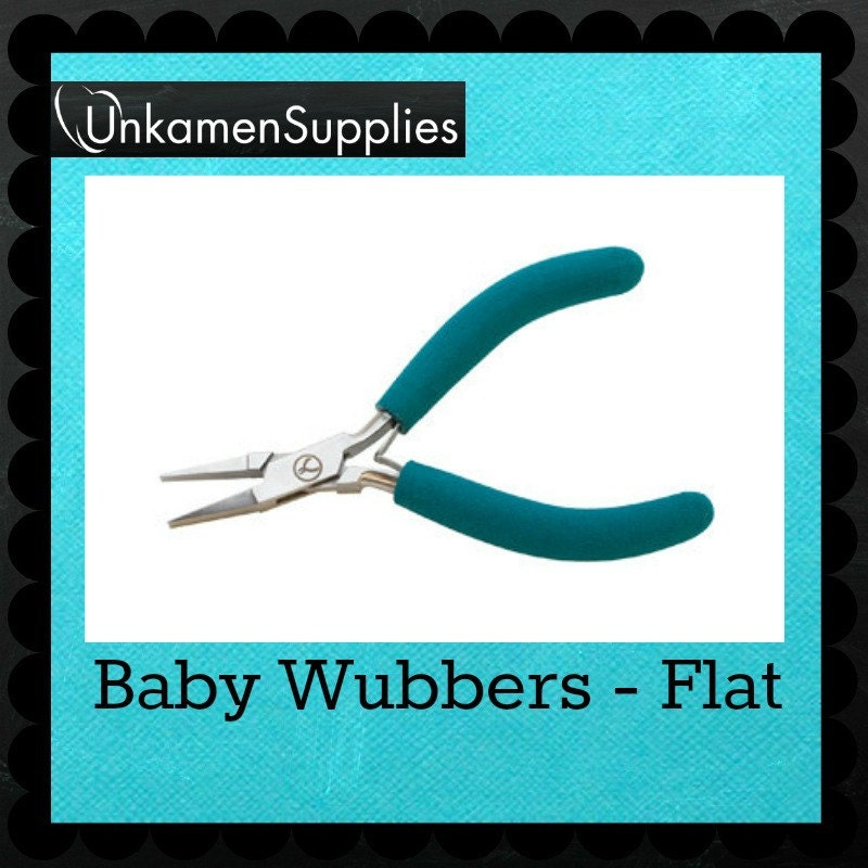 Baby Wubbers - Flat Nose Pliers - 4.5mm Tips - 1136 - Free Jump Ring Sample