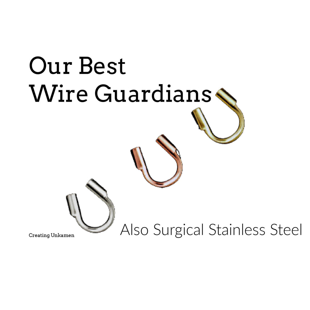 6 Wire Guardians - Sterling Silver, 14kt Yellow Gold Filled, 14kt Rose Gold Filled, Surgical Steel