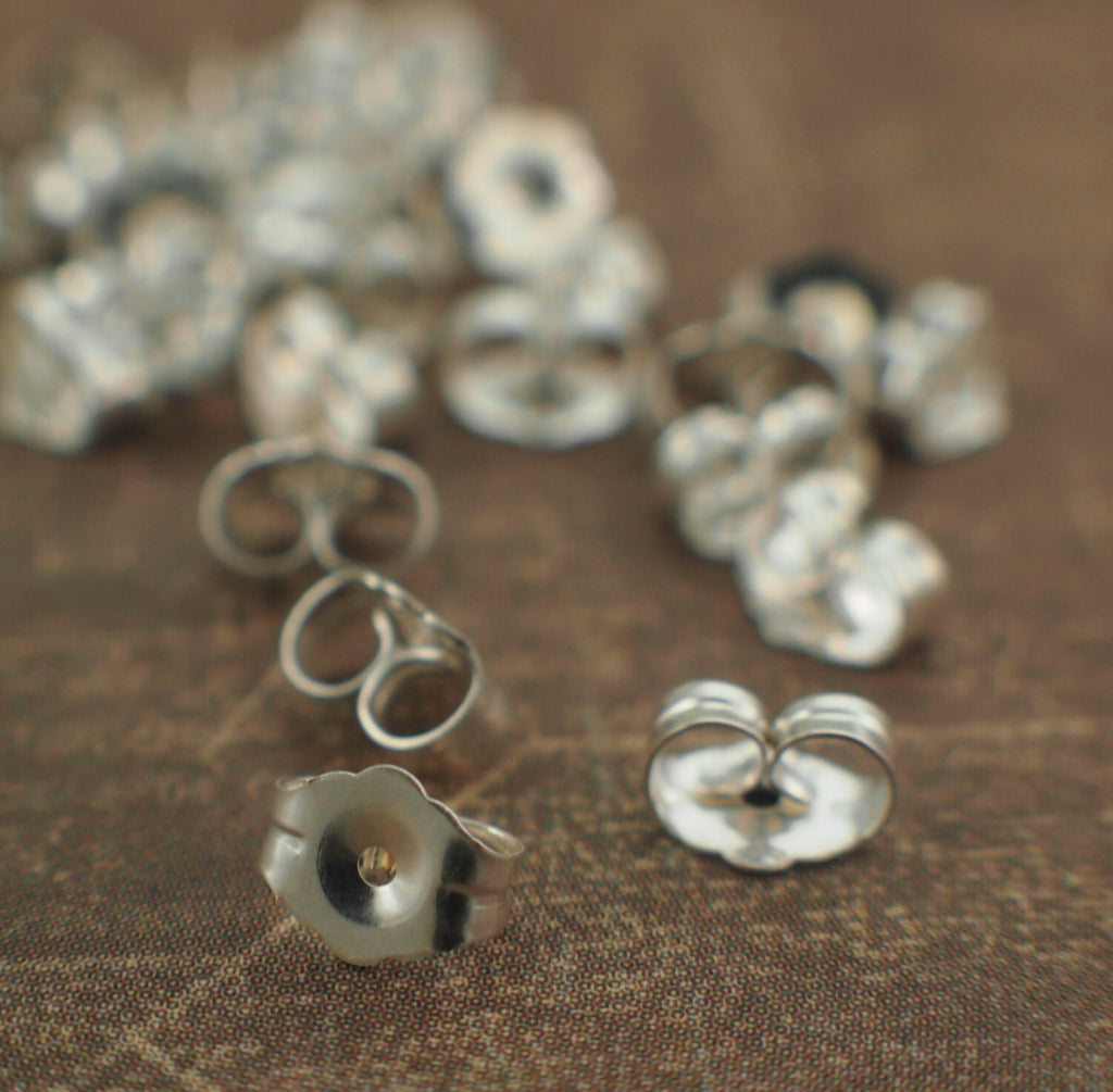 2 Pair Sterling Silver Filled Ear Nuts