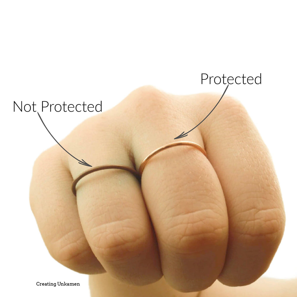 Skin and Jewelry Shield - Free Jump Ring Sample Included