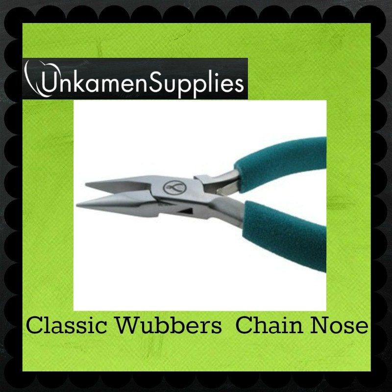 Classic Wubbers - Flat Narrow 1236, Flat Medium 1237, Flat Wide 1238, Chain Nose Pliers 1234, Round Nose 1235, Bent Nose 1239 - Free Sample