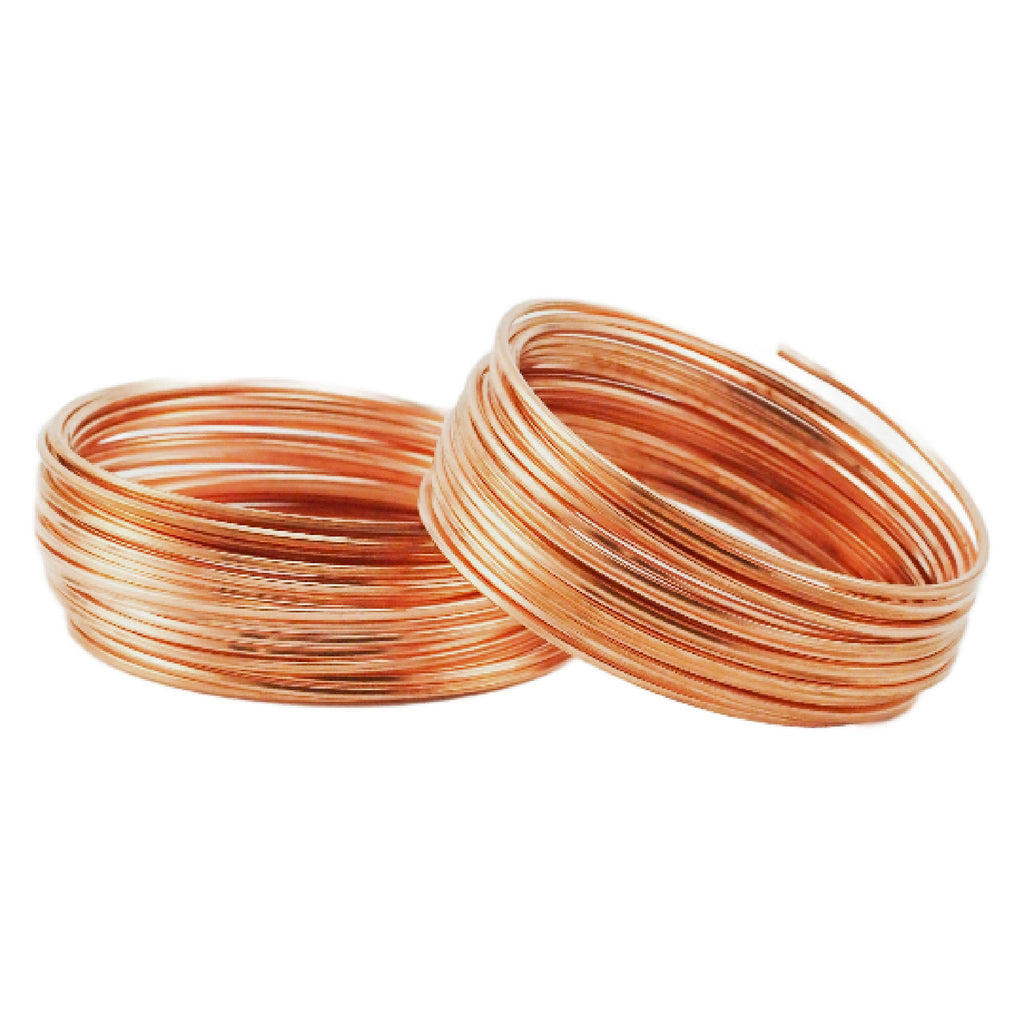 Half Hard Square Copper Wire with Eased Edge - 100% Guarantee - You Pick Gauge 16, 18, 20