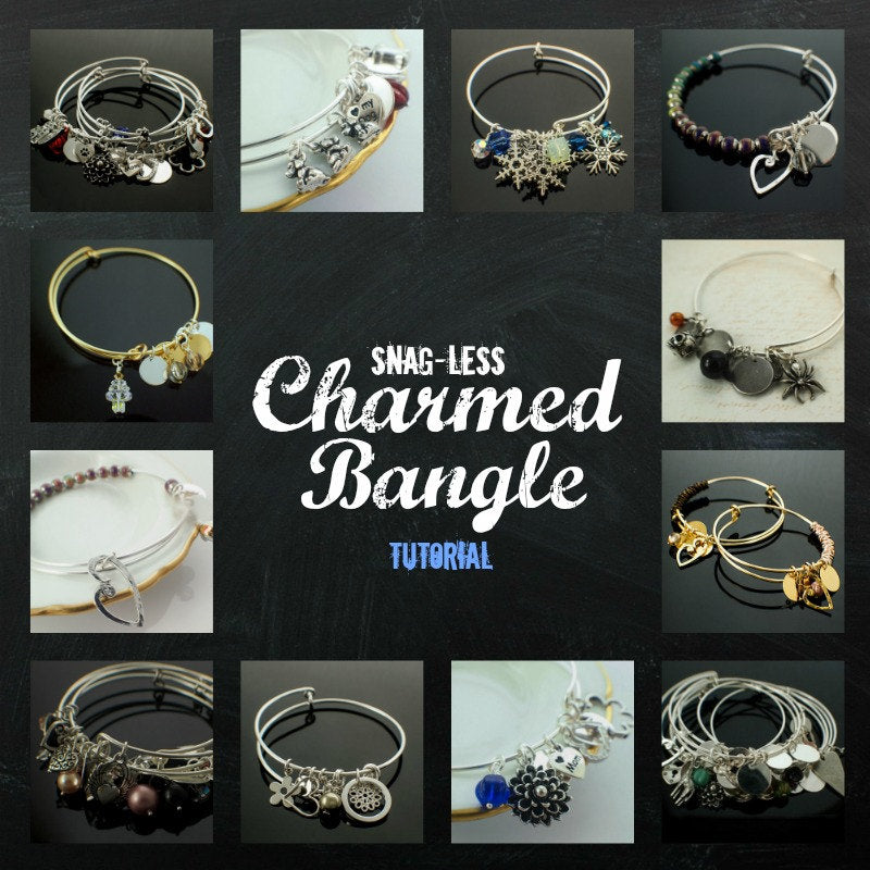 Charmed Bangle pdf - DIY Jewelry Instructions - Snag-Less Adjustable