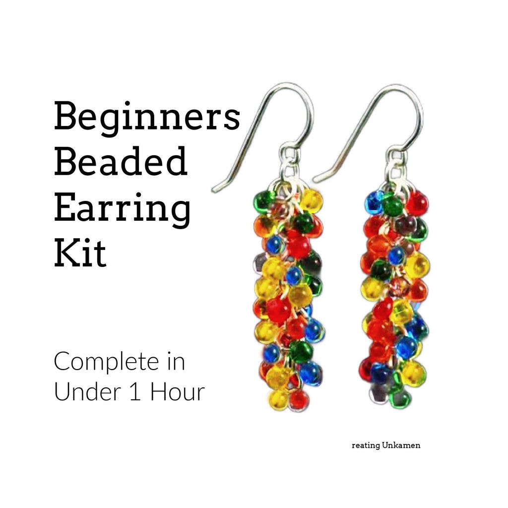 Beginners Rainbow Beaded Earrings Kit - Pride - LGBTQ+