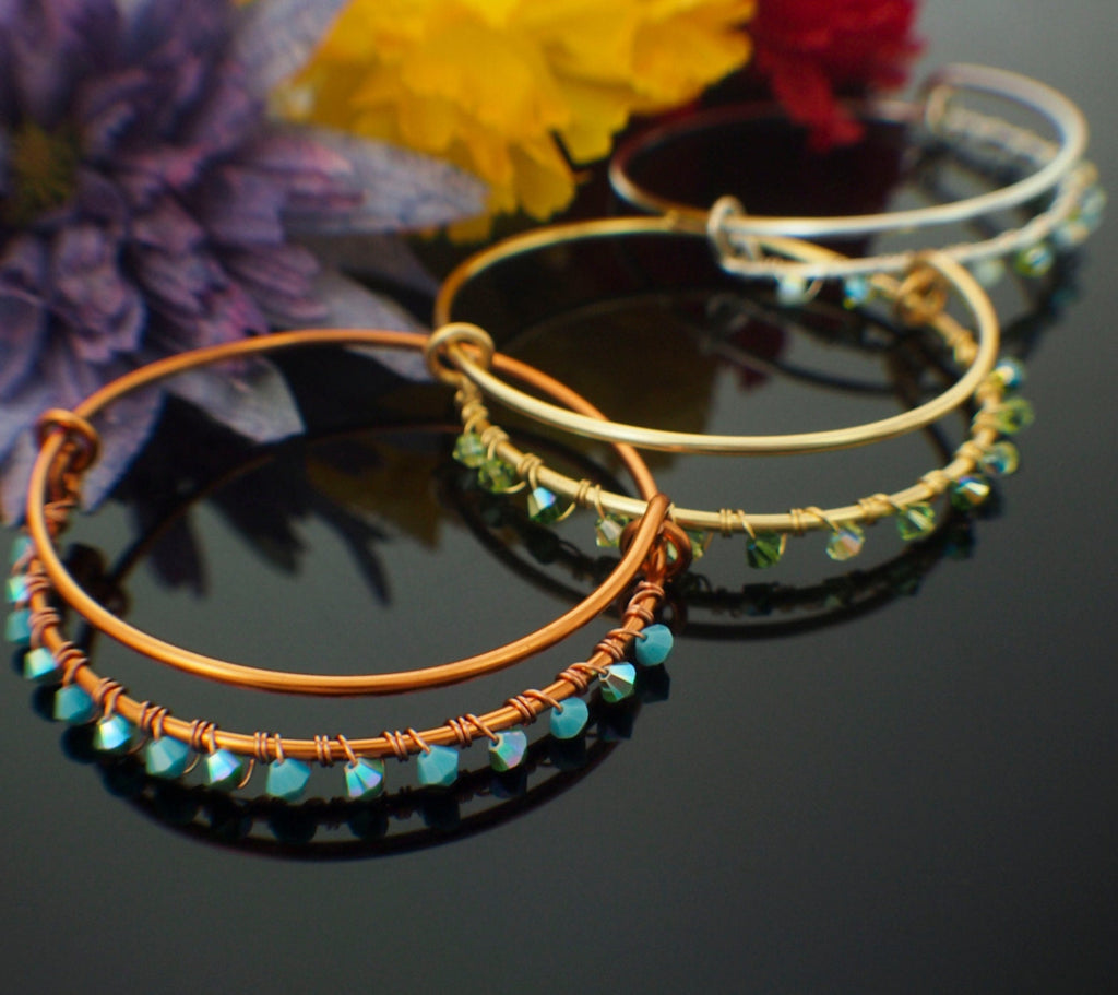 Bold Bedazzled Bangle with Swarovski Crystals Tutorial - Expert PDF