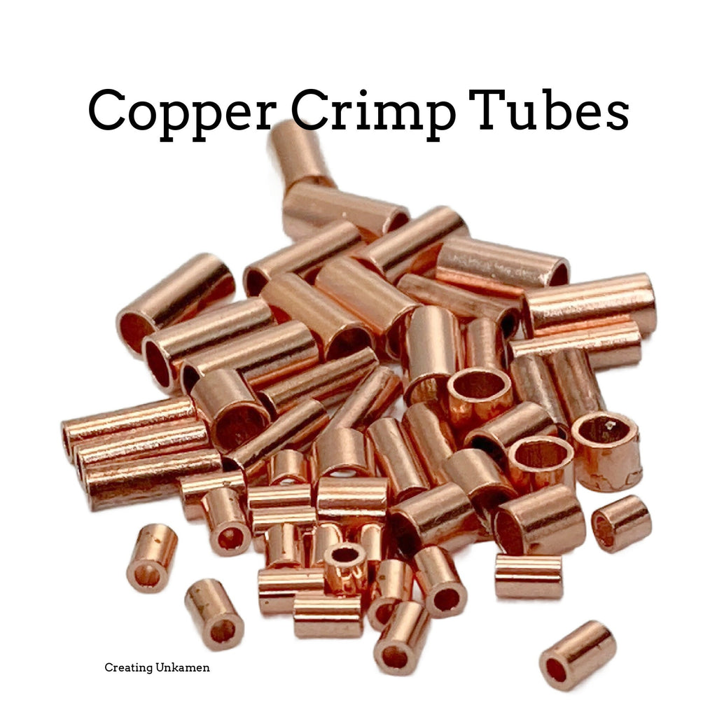 25 Copper Crimp Tubes in 5 Sizes - Best Commercially Made - 100% Guarantee