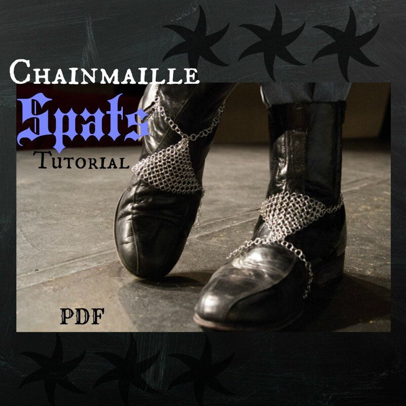 Spats PDF - Chainmaille Fashion Accessory for your Boots!