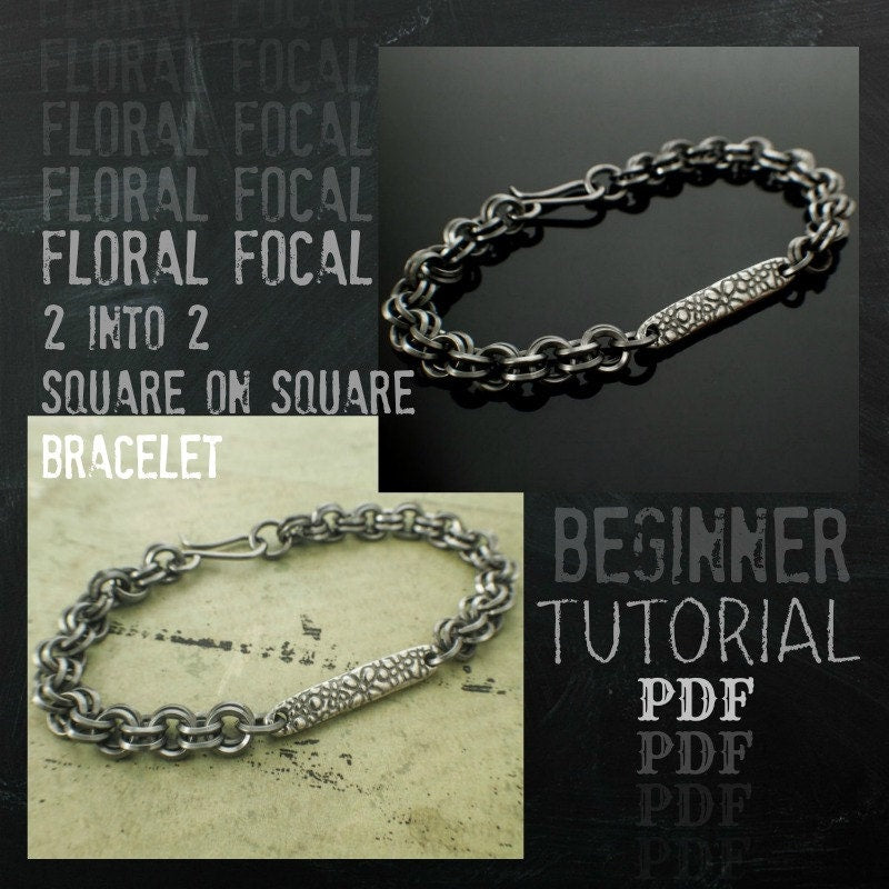Floral Focal 2 into 2 Square on Square Bracelet Tutorial pdf - Everything You Need to Know