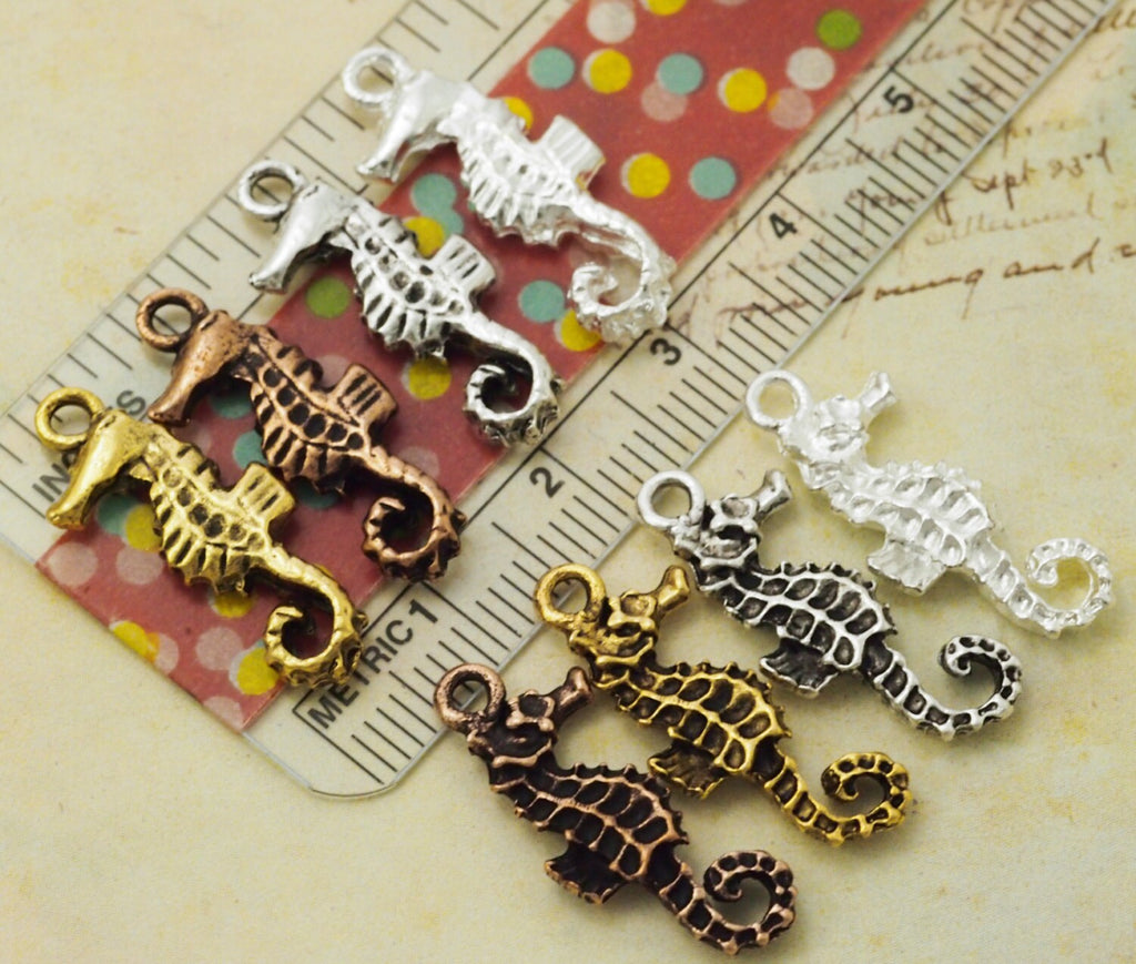 Charm Seahorse - Nunn Design - 24mm X 10mm - Clearance Sale