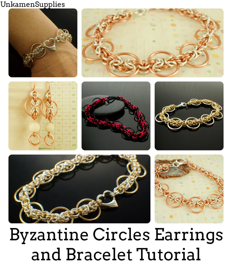 Byzantine Circles Bracelet and Earrings Tutorial - Expert PDF