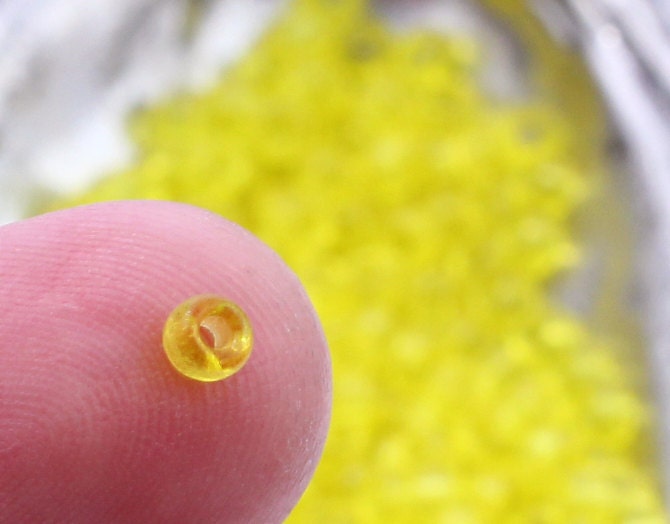 Miyuki Transparent Yellow 8/0 Glass Seed Beads - 100% Guarantee