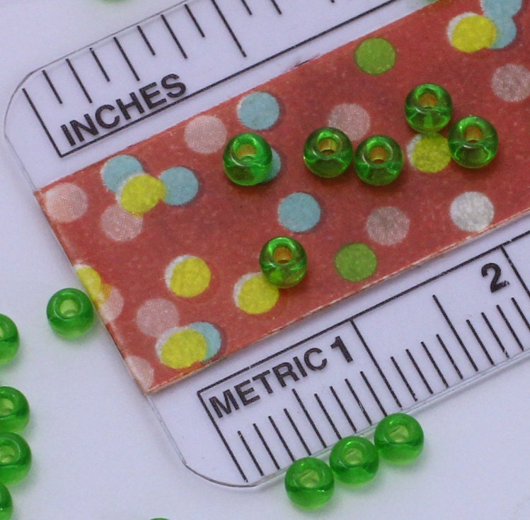 Miyuki Transparent Lime 8/0 Glass Seed Beads - 100% Guarantee – Creating  Unkamen