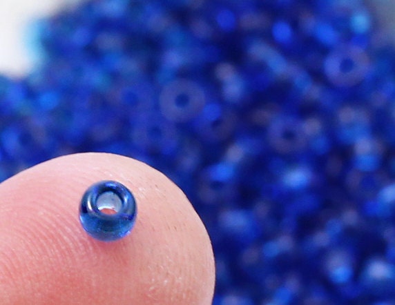 Miyuki Transparent Capri Blue 8/0 Glass Seed Beads 100% Guarantee
