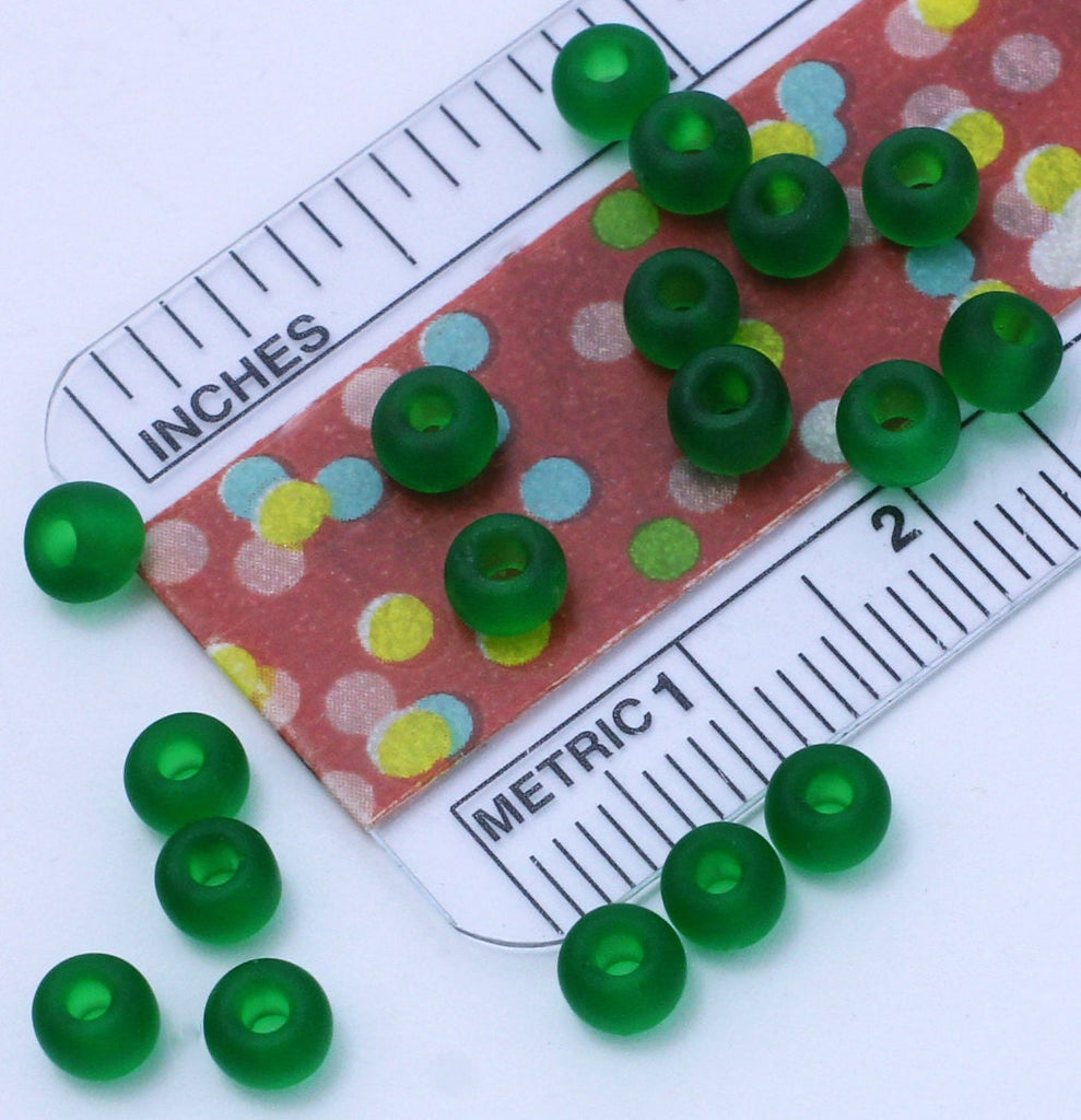 Miyuki Matte Green 6/0 Glass Seed Beads - 100% Guarantee