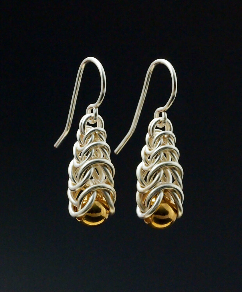 Graduated Box Earrings Chainmaille Tutorial PDF