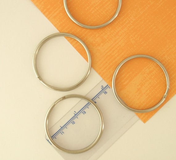 Stainless Steel Split Rings - You Pick Size - 5mm, 6mm, 6.5mm, 7mm, 7.5mm, 12mm, 13mm, 15mm 20mm, 25mm, 28mm, 30mm, 32mm, 40mm