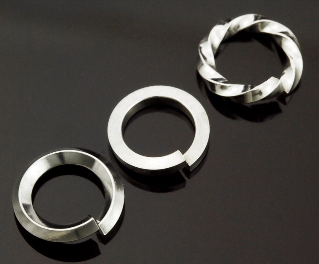 25 Nickel Free Stainless Steel Jump Rings Handmade in 14 or 18 Gauge - Square, Square on Edge or Twisted - Choice of Diameter