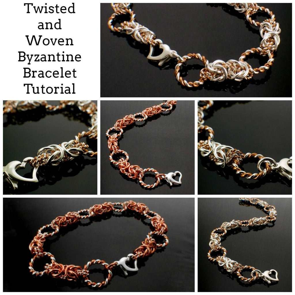 Twisted and Woven Byzantine Bracelet Tutorial - Expert PDF