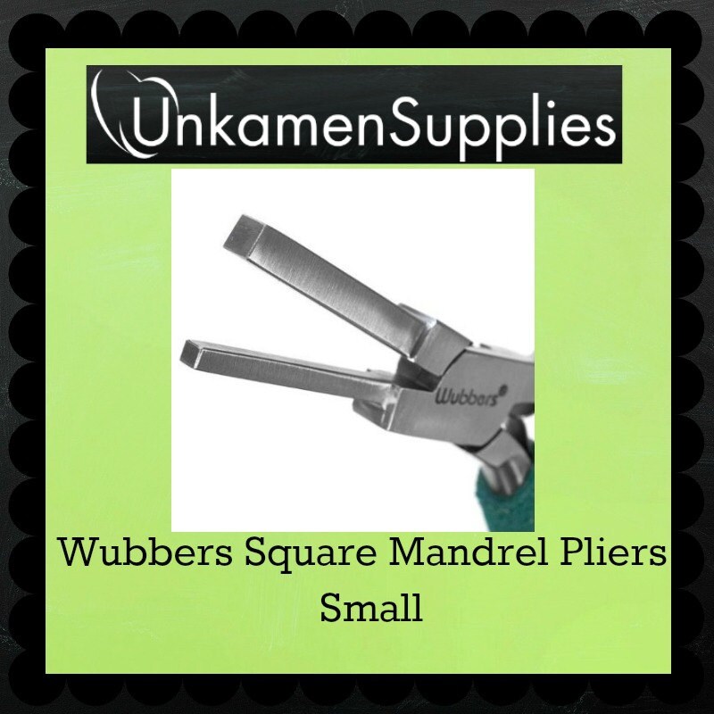 Wubbers Small Square Mandrel Pliers - 1360 - Wire Sample Included