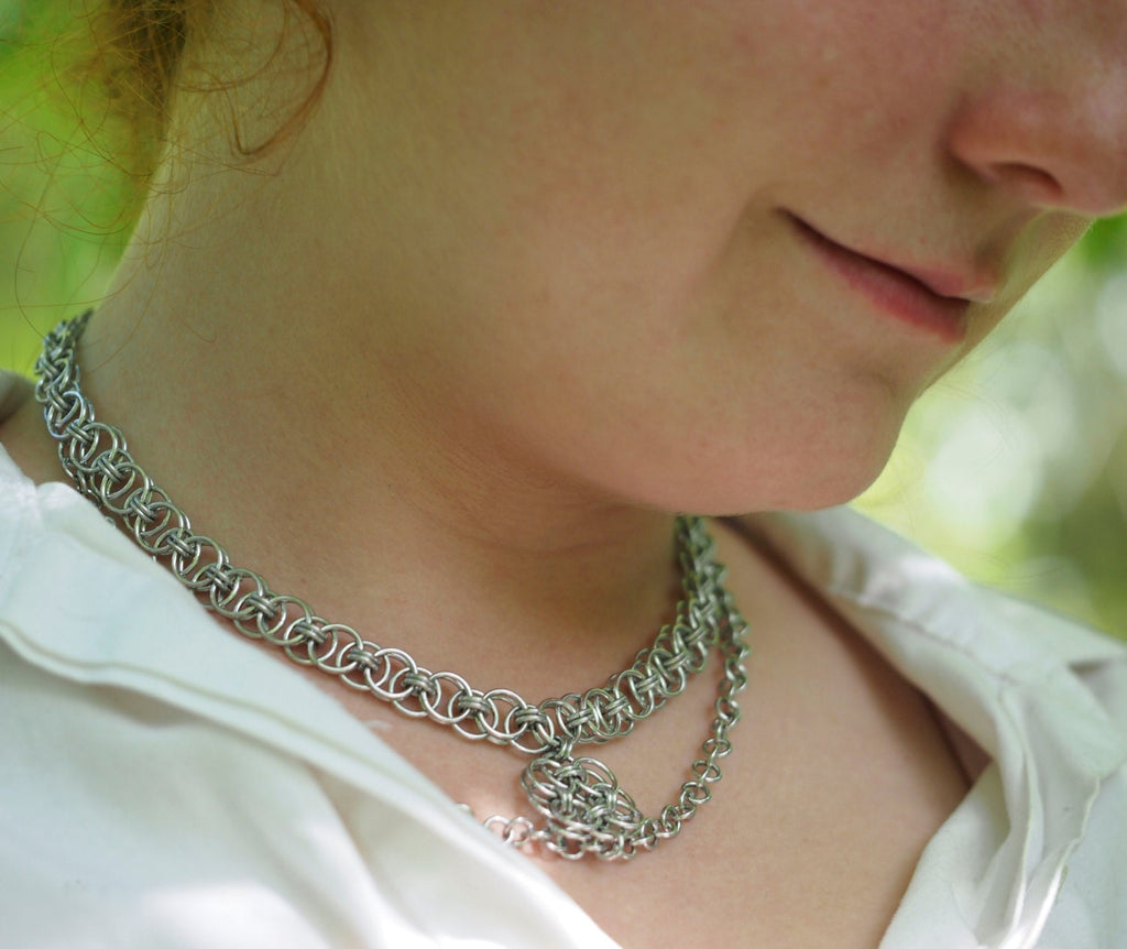 Margaery's Rose Choker - PDF Chainmaille Jewelry Tutorial