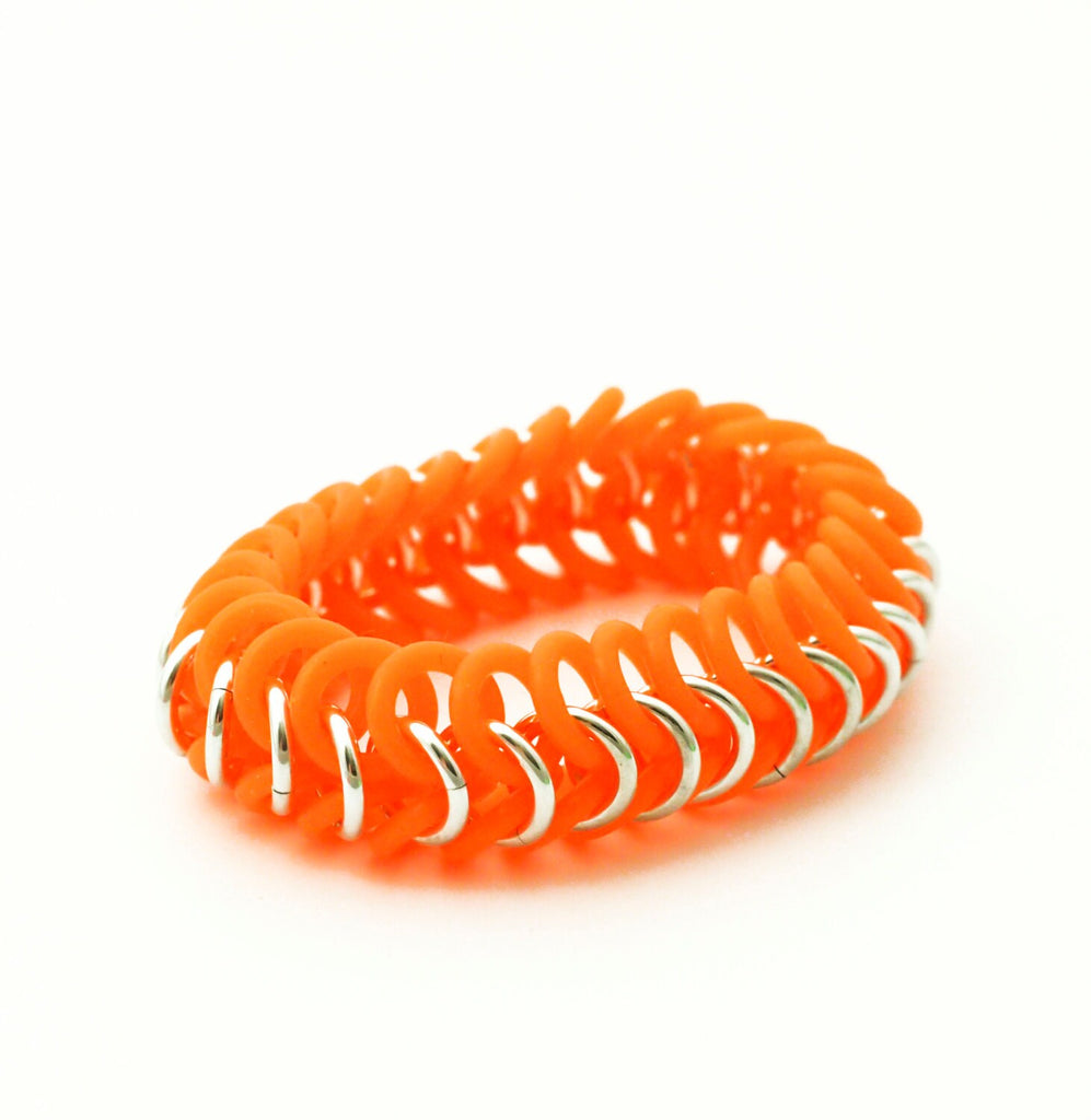 European 4 in 1 Bracelet Kit - Custom Rubber Chainmaille - Economical, Fun and Easy in Neon and More