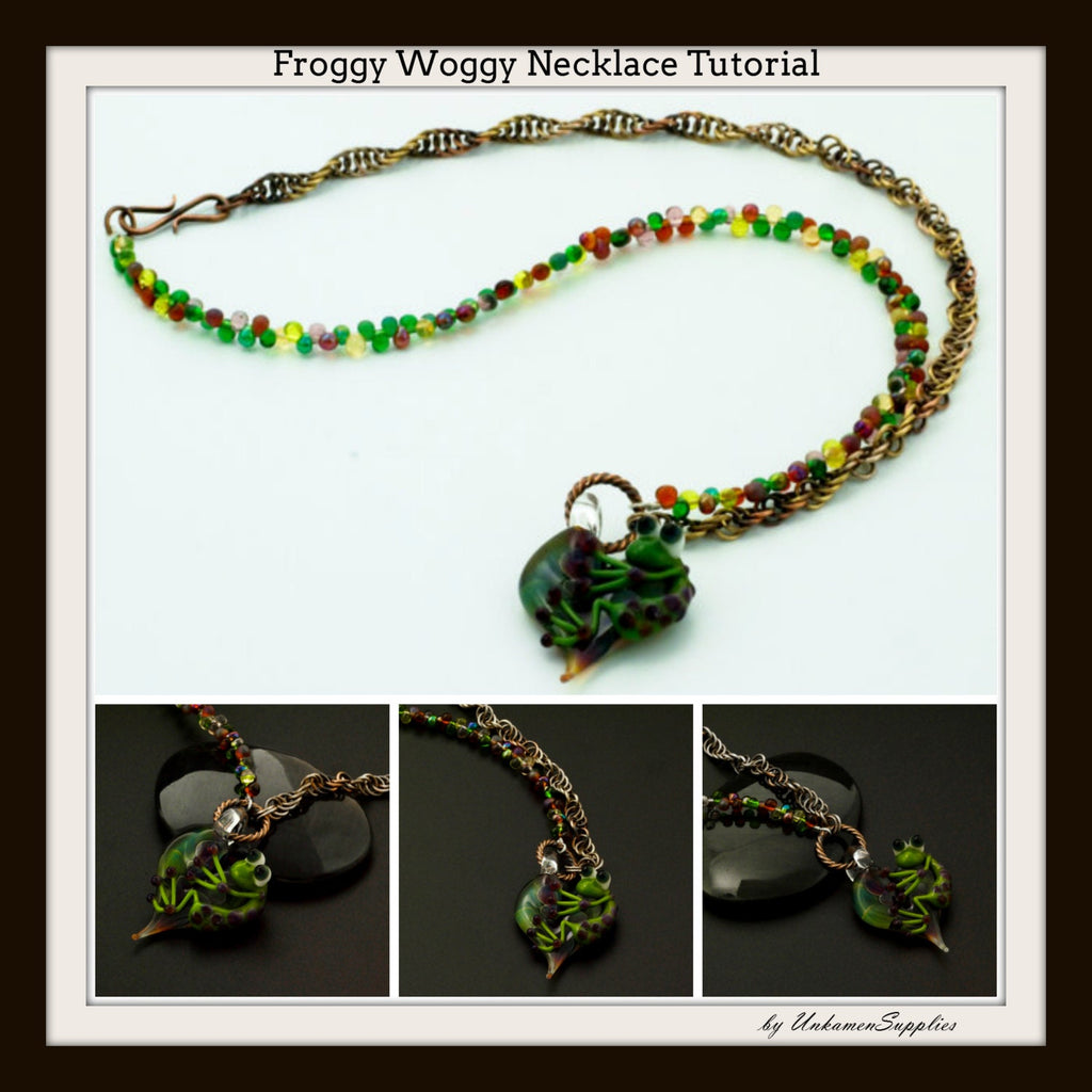 Froggy Woggy Doodle All The Day Tutorial - Chainmaille and Stringing