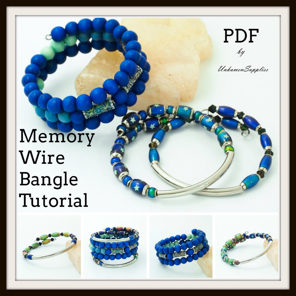Memory Wire Bangle Bracelet Tutorial - Fast, Easy and Versatile