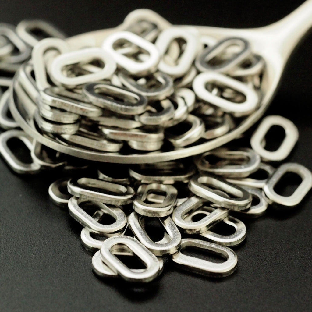 30 Stainless Steel Oval Links - 10.6mm X 6.4mm OD