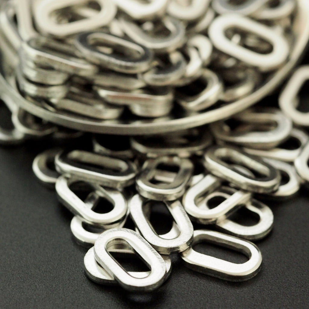30 Stainless Steel Oval Links - 10.6mm X 6.4mm OD