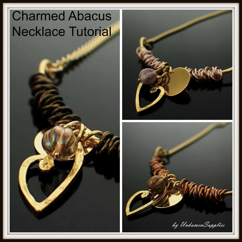 Charmed Abacus Necklace Tutorial