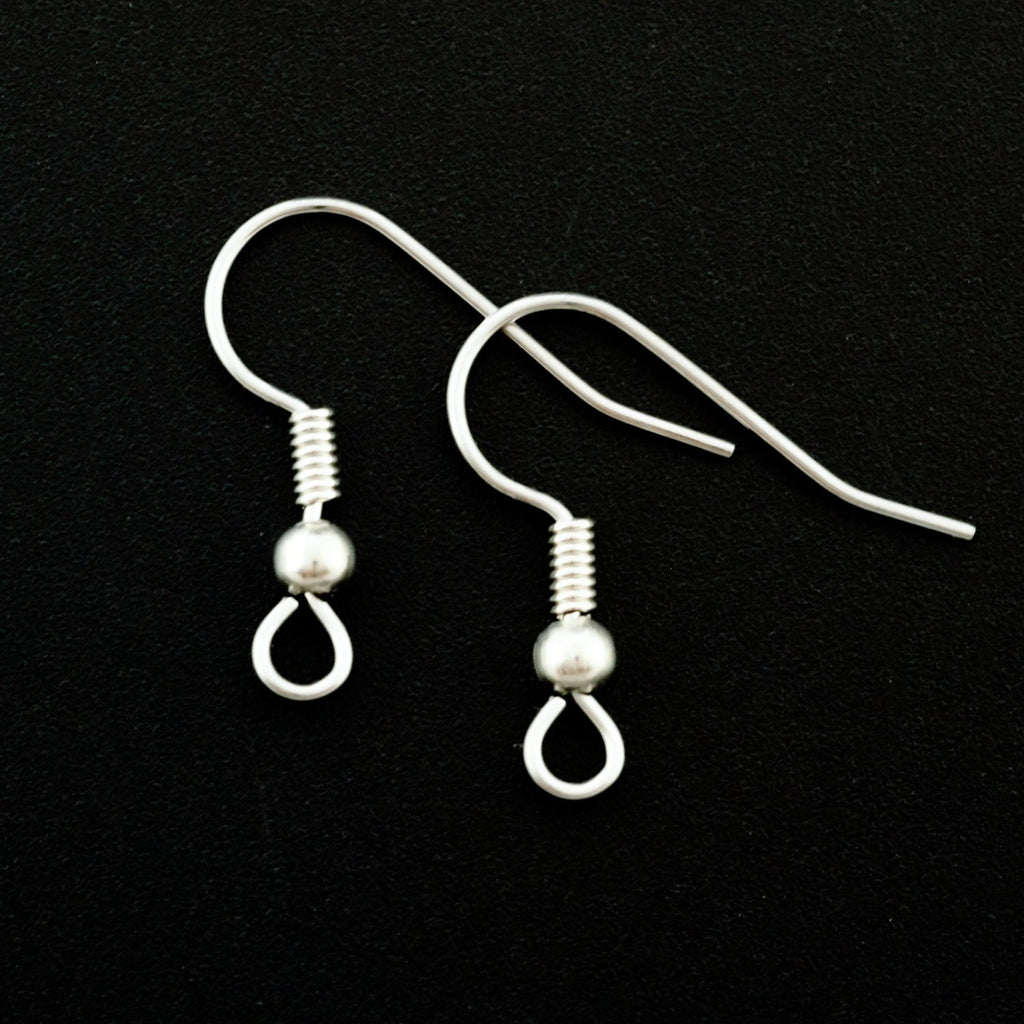 10 pairs Surgical Steel Ear Wires - Basic Bead and Coil
