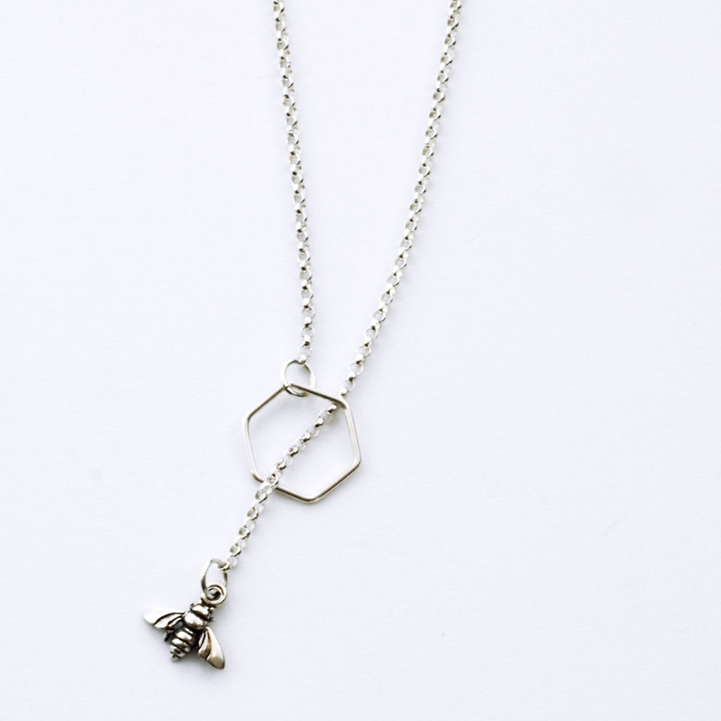 Sterling Silver Honey Bee Charm - 9.1mm X 9.6mm