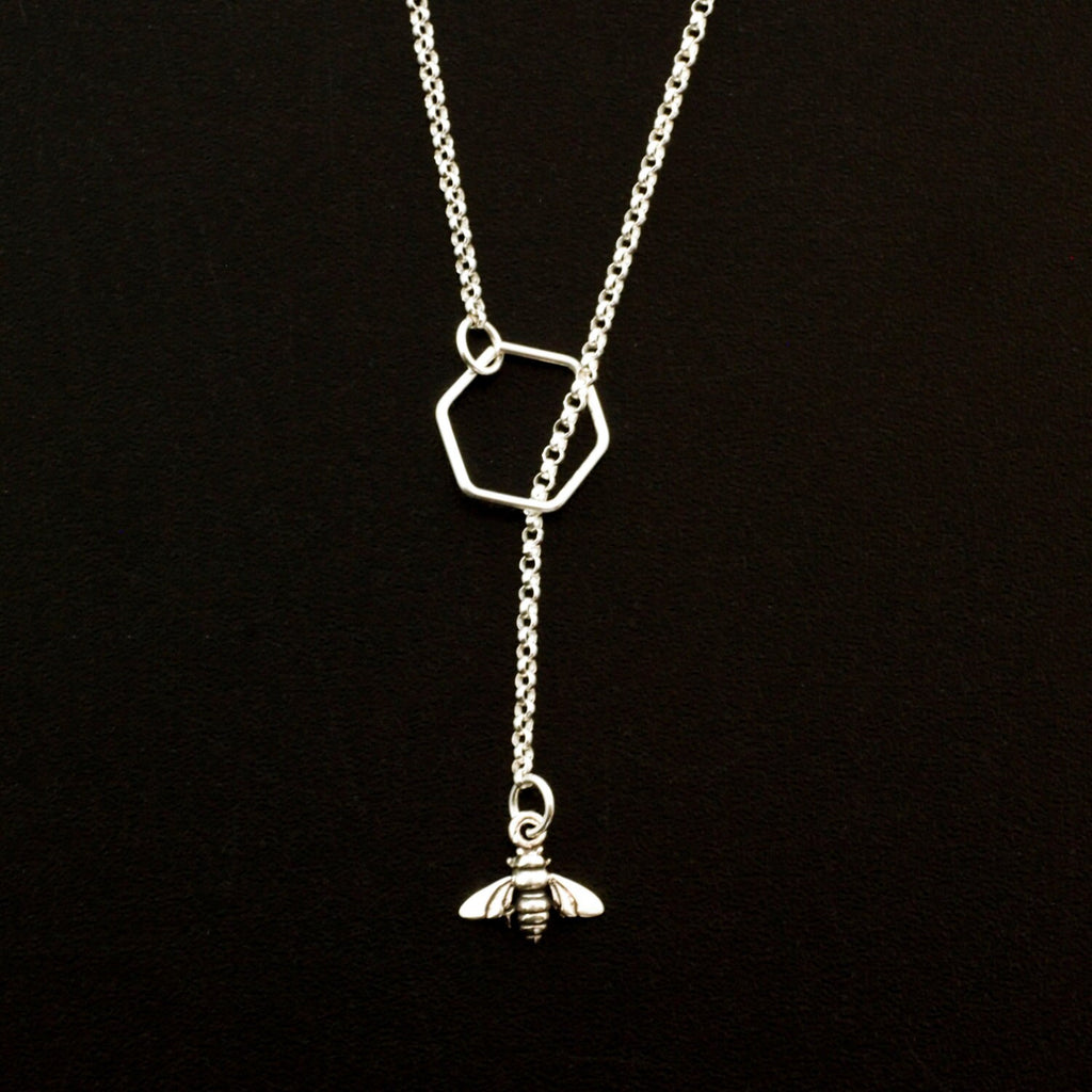Sterling Silver Honey Bee Charm - 9.1mm X 9.6mm